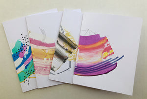 5x7 Hand Painted Cards